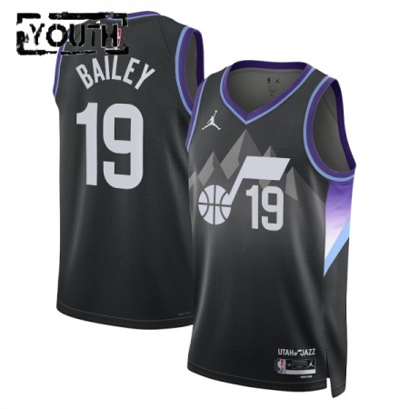 Barn Utah Jazz Tröja Ace Bailey Jordan 2025-26 Statement Edition Svart Swingman Barn Utah Jazz Tröja Ace Bailey Jordan 2025-26 Statement Edition Svart Swingman